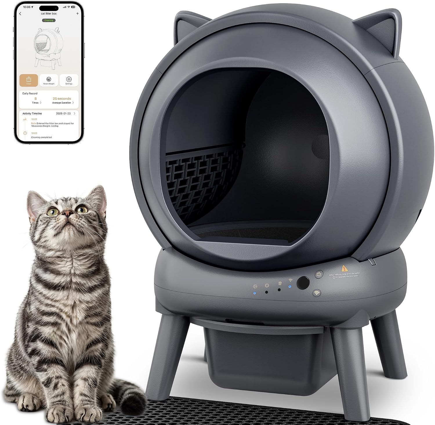 Smart Automatic Cat Litter Box