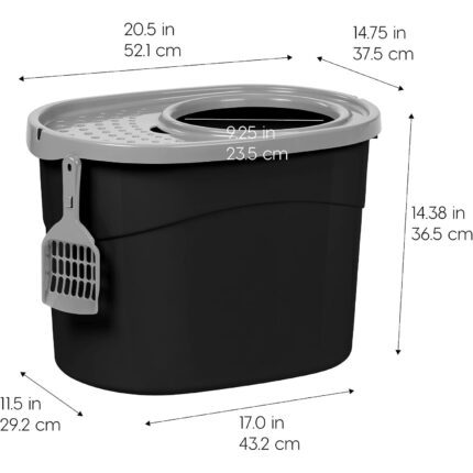 IRIS Top Entry Cat Litter Box - Hình 2