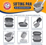Arm & Hammer Sifting Litter Pan - Hình 4