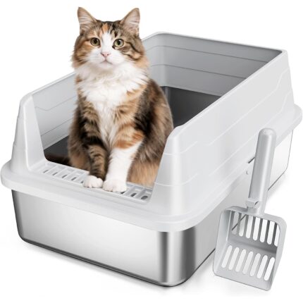 Enclosed Anti-Tracking Litter Box