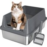 Enclosed Anti-Tracking Litter Box - Hình 10