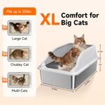 XL Cat Litter Boxes 2-Pack - Hình 2
