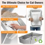 XL Cat Litter Boxes 2-Pack - Hình 4