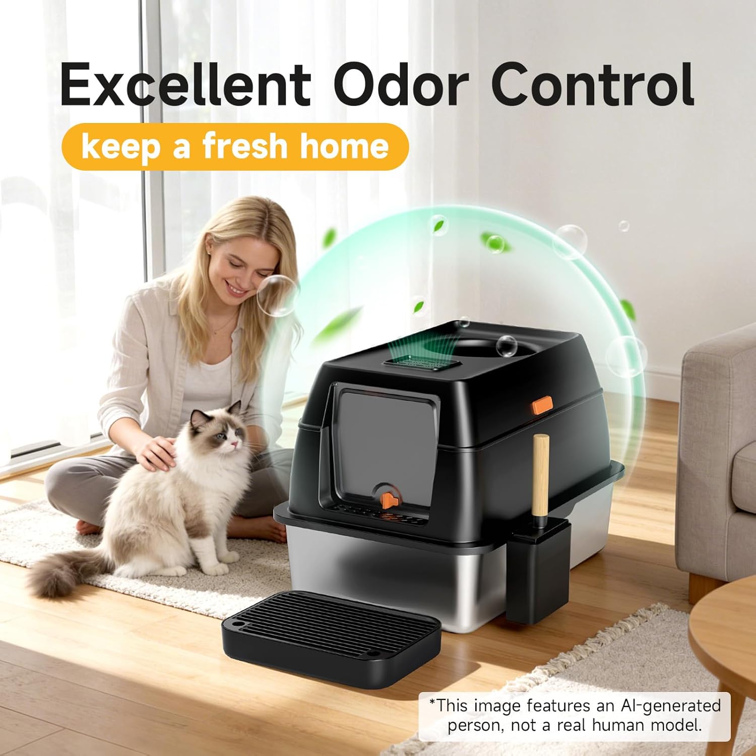 XL Top-Entry Cat Litter Box - Hình 2