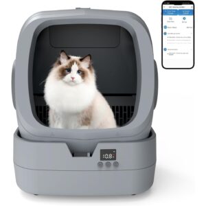 Smart Semi-Enclosed Cat Litter Box