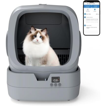 Smart Semi-Enclosed Cat Litter Box